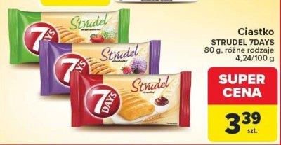 Ciastka Strudel 7DAYS promocja w Carrefour