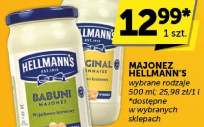Majonez Hellmanns promocja w ABC