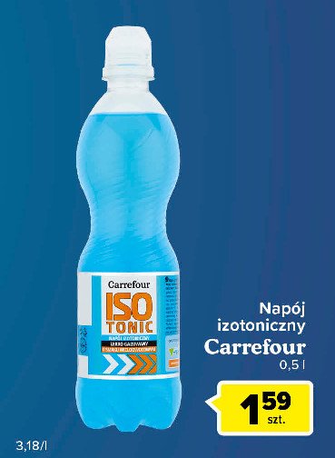 Napój izotoniczny wieloowocowy Carrefour promocja