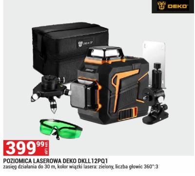 Poziomica laserowa DEKO DKLL12PQ1 promocja w Merkury Market