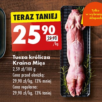 Królik świeży z podrobami Kraina mięs promocja
