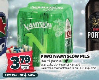 Piwo Namysłów Pils promocja w Stokrotka