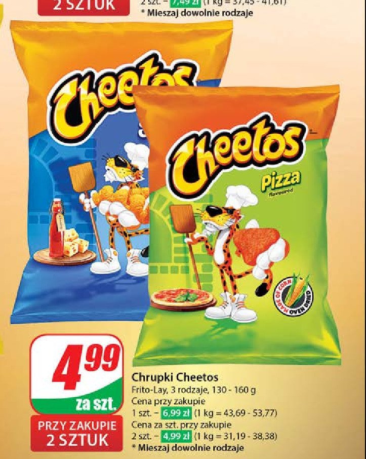 Chrupki spirals ser z ketchupem Cheetos Frito lay cheetos promocja