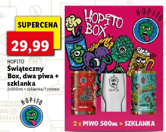 Piwo + szklanda promocja