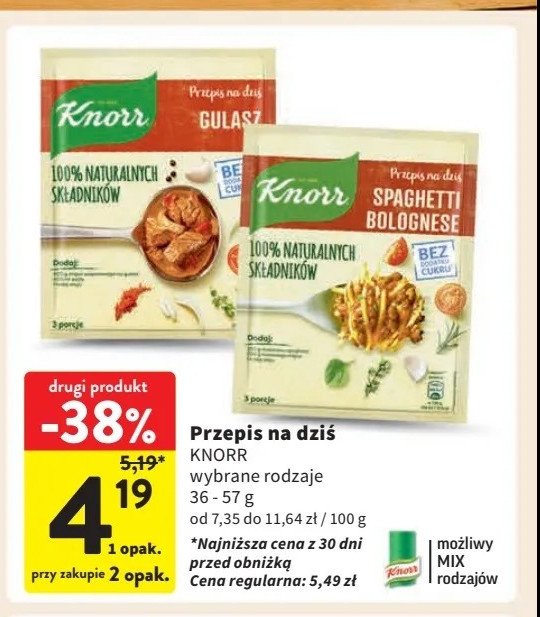 Gulasz KNORR PRZEPIS NA DZIŚ promocja