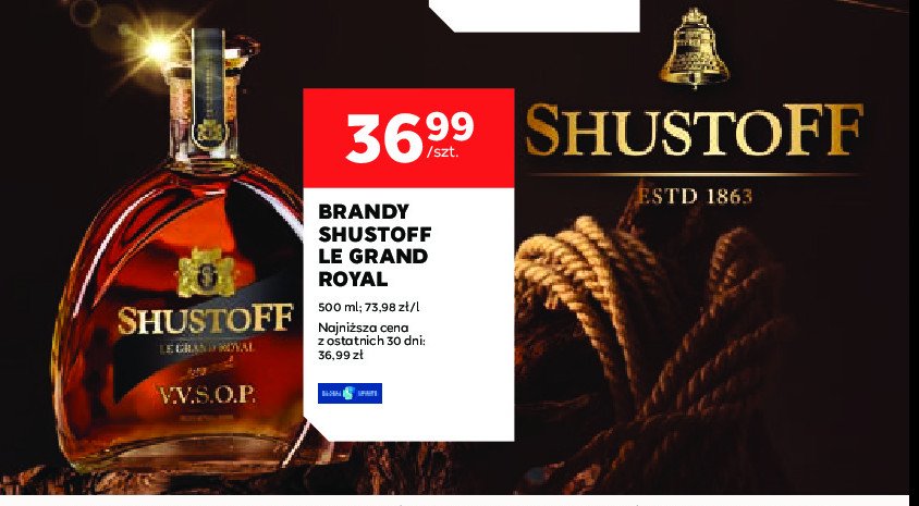 Brandy Shustoff v.v.s.o.p. promocja w Stokrotka