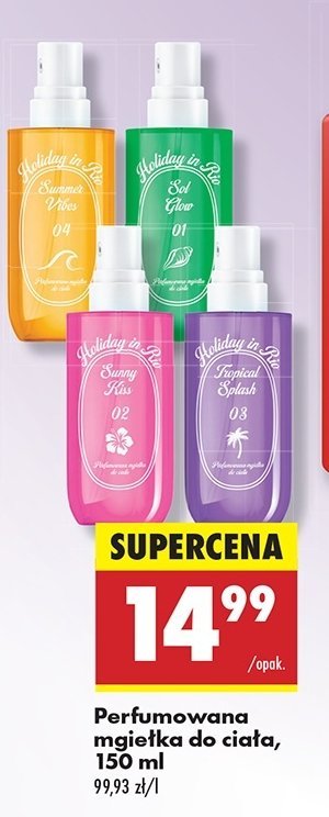 Mgiełka do ciała tropical splash promocja w Biedronka