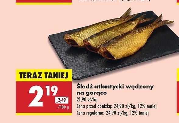 Śledź wędzony na gorąco promocja