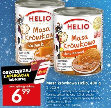Masa krówkowa Helio, 400 g promocja w Twój Market