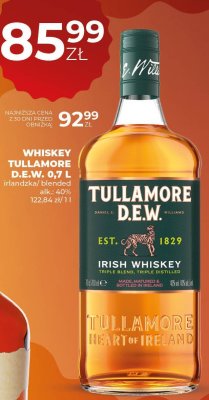 Whiskey Tullamore D.E.W. 0,7L promocja w Duży Ben