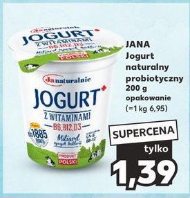 Jogurt z witaminami Janaturalnie promocja w Kaufland