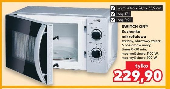 Kuchenka mikrofalowa Switch on promocja