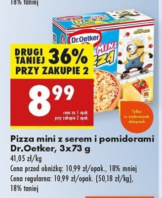 Pizza mini minionki Dr. oetker promocja
