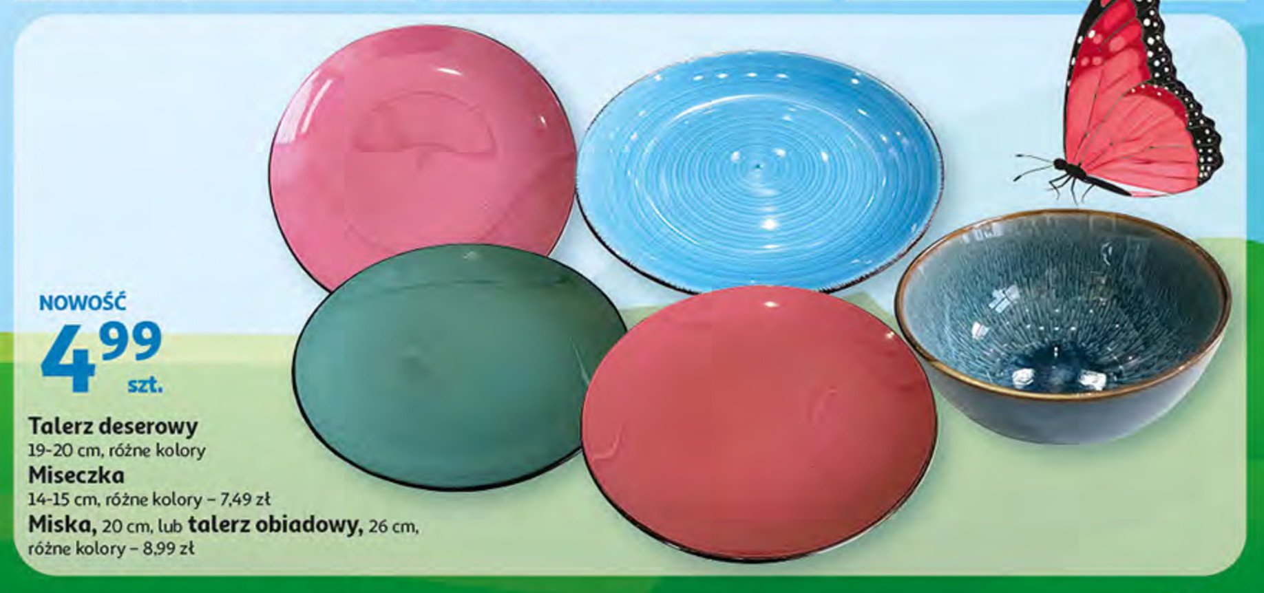 Talerz deserowy 20 cm promocja