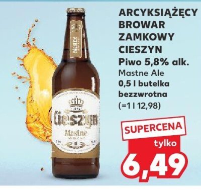 Piwo Master Ale bezzwrotna promocja w Kaufland