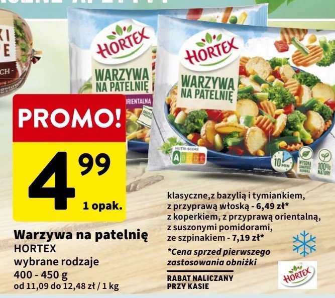 Warzywa na patelnię z przyprawą włoską Hortex promocja w Intermarche