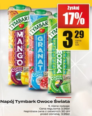 Napój Tymbark Owoce Świata promocja w Supeco