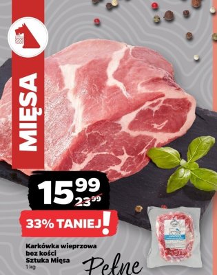 Karkówka wieprzowa bez kości  promocja w Netto