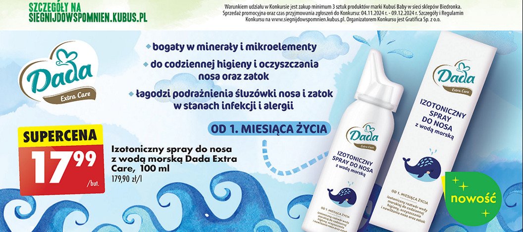 Spray do nosa izotoniczny Dada extra care promocja