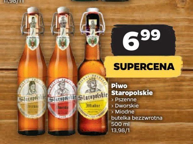 Piwo Staropolskie pszenne promocja