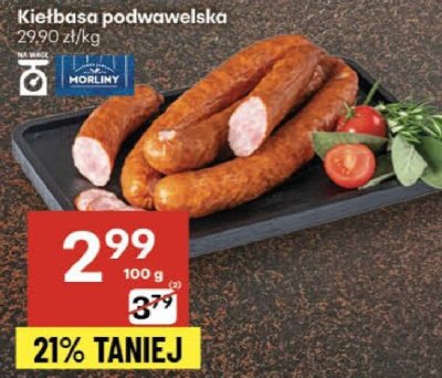 Kie艂basa podwawelska promocja w Delikatesy Centrum