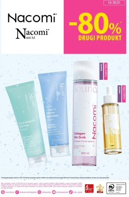 Wszystkie rodzaje produktów drugi -80% promocja w Hebe