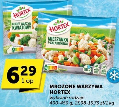Mrożone warzywa Hortex wybrane rodzaje promocja w ABC