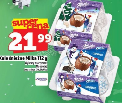 Kule śnieżne Milka 112 g promocja w TOPAZ