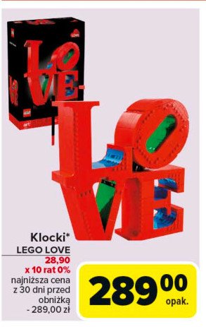 Klocki 31214 LEGO ART promocja