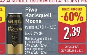 Piwo KARLSQUELL MOCNE promocja