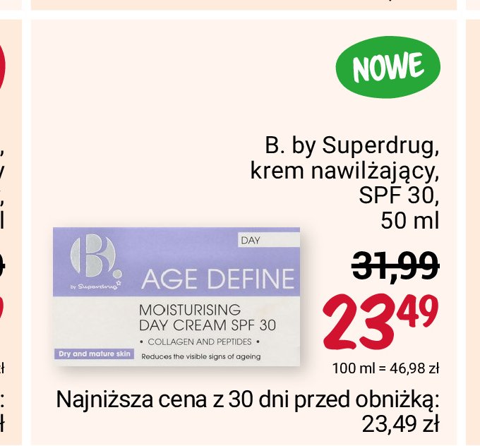 Krem do twarzy nawilżający spf 30 promocja