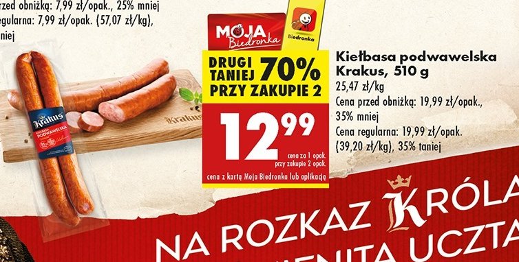 Kie艂basa podwawelska Krakus animex promocja