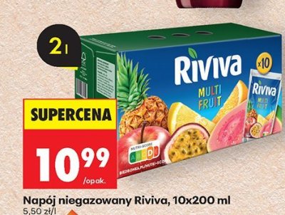 Napój niegazowany Riviva promocja w Biedronka