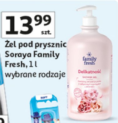 Żel pod prysznic delikatność z wyciągiem z jedwabiu FAMILY FRESH promocja