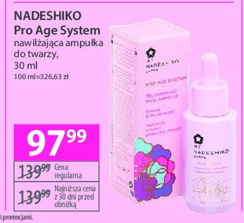 Ampułka nawilżająca Nadeshiko promocja