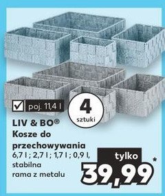 Kosze do przechowywania Liv & bo promocja