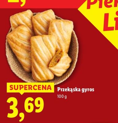 Przekąska gyros promocja w Lidl