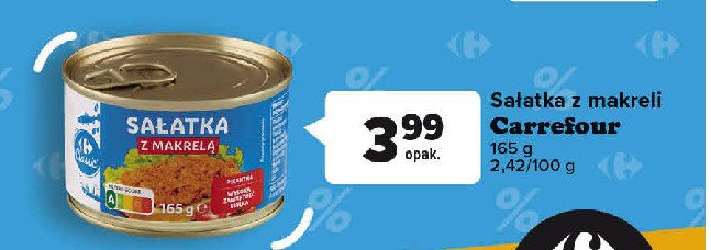 Sa艂atka z makrel膮 pikantna Carrefour promocja