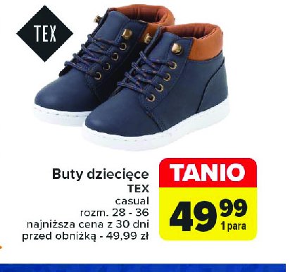 Buty dziecięce rozm. 28-36 Tex promocja