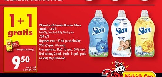 Płyn do płukania Silan sensitive promocja