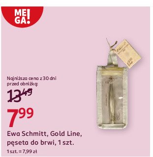 Pęseta do depilacji brwi Ewa schmitt promocja w Rossmann