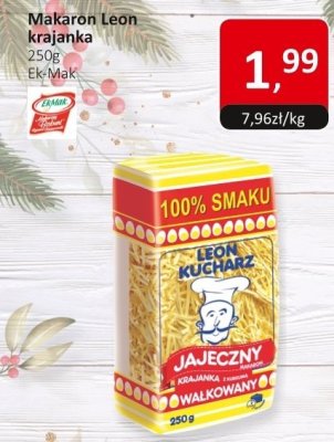 Makaron Leon krajanka Ek-Mak promocja w Market Point