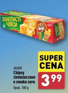 Chipsy o smaku sera JAVIR promocja