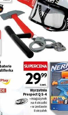 Wyrzutnia Nerf Prospect Q S-4 promocja w Intermarche