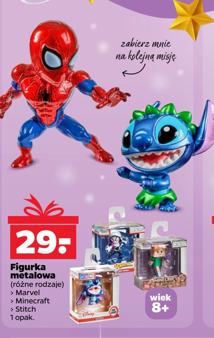 Figurka marvel metalowa promocja w Netto