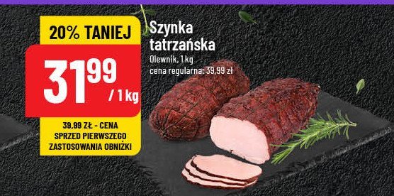 Szynka tatrzańska Olewnik promocja w POLOmarket