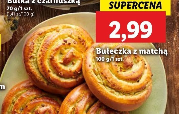 Bułeczka z matchą promocja