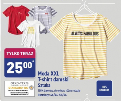 T-shirt damski moda xxl promocja