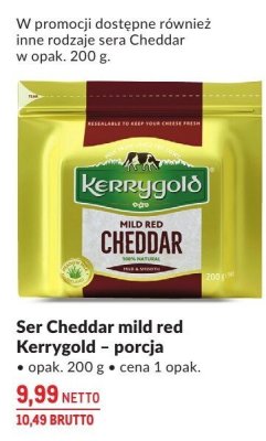 Ser Cheddar mild red Kerrygold - porcja promocja w Makro