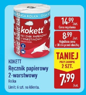 Ręcznik papierowy 2-warstwowy Rolka promocja w Aldi